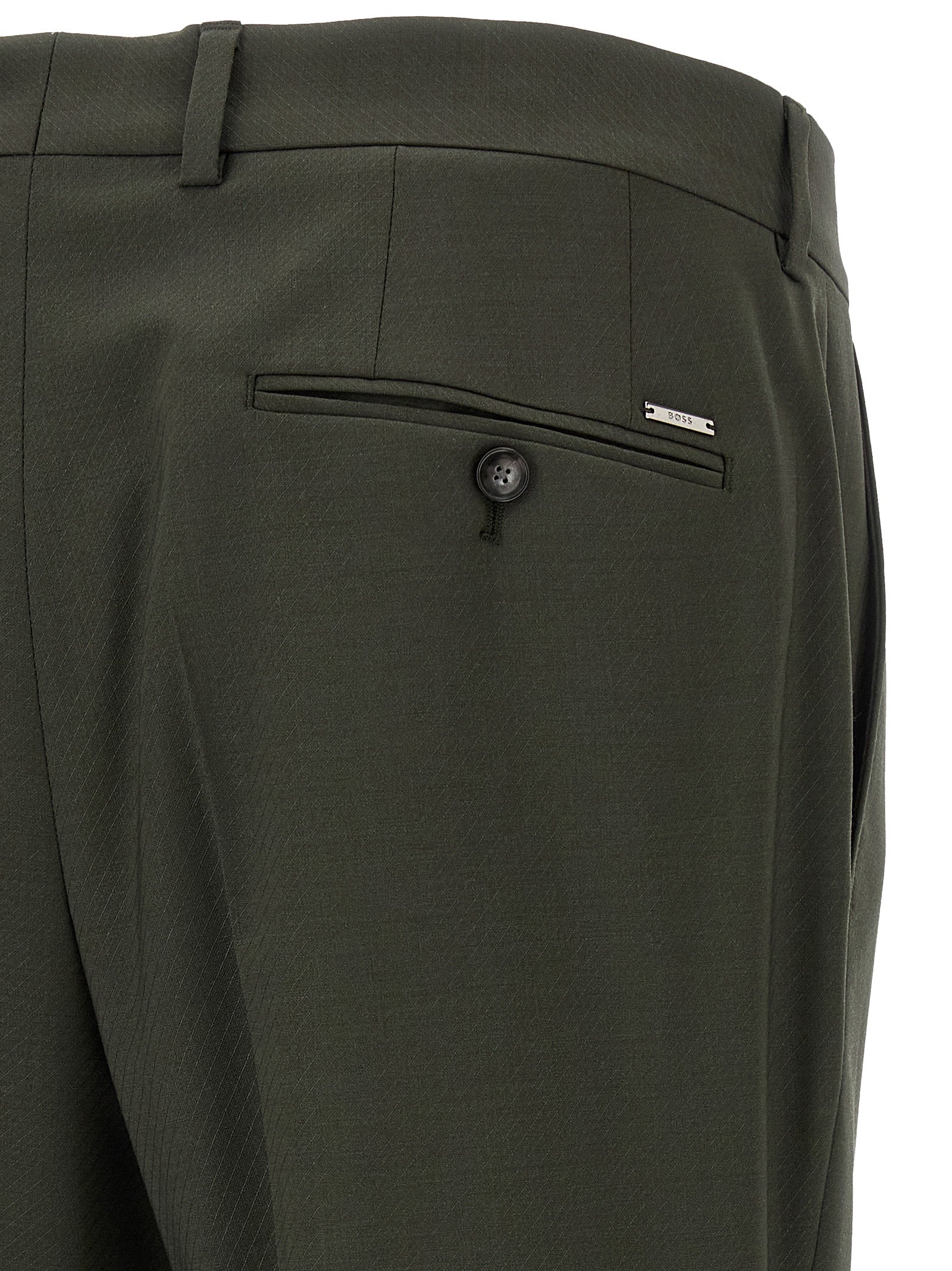 Hugo Boss Zweifarbige Hose aus Schurwolle