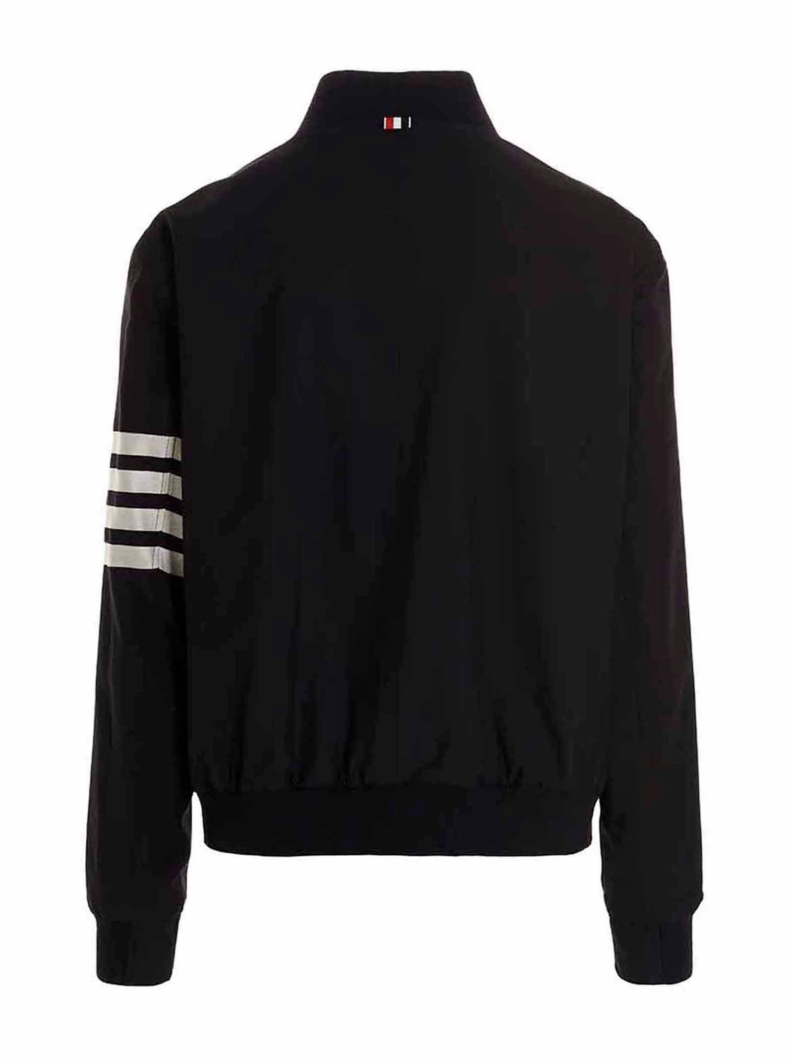 Thom Browne Blauer Wollbomber
