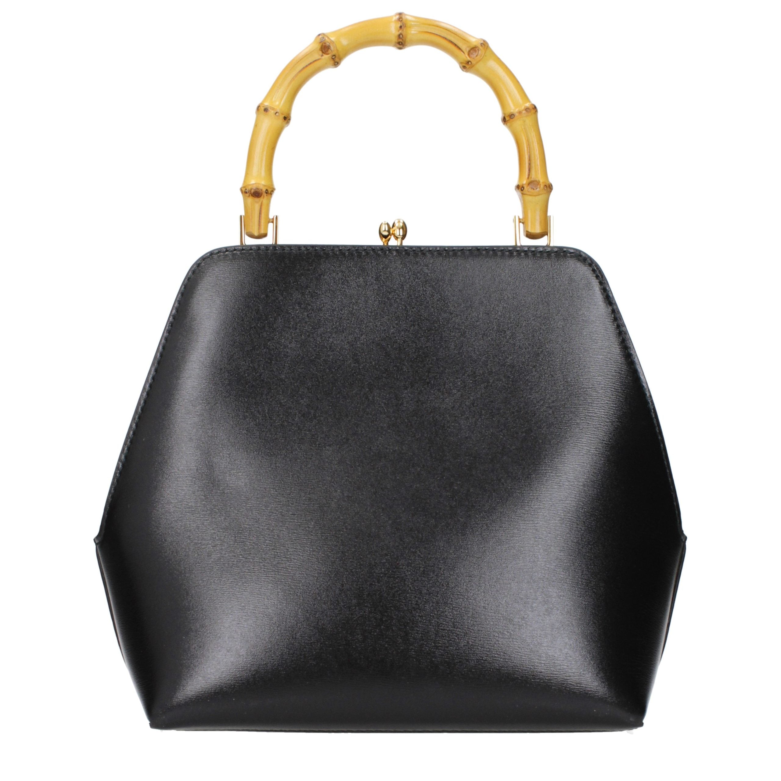 Jil Sander Schwarze Lederhandtasche