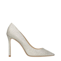 Jimmy Choo Pumps aus Kunststoff mit hohen Absätzen in Gold