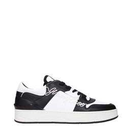 Jimmy Choo Schwarze Leder-Sneakers