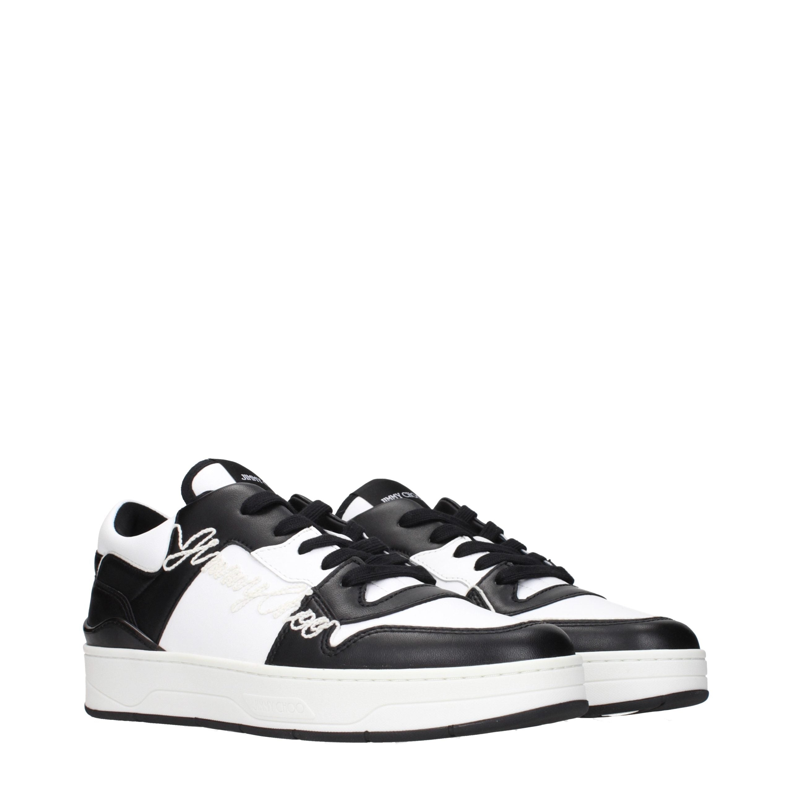 Jimmy Choo Schwarze Leder-Sneakers