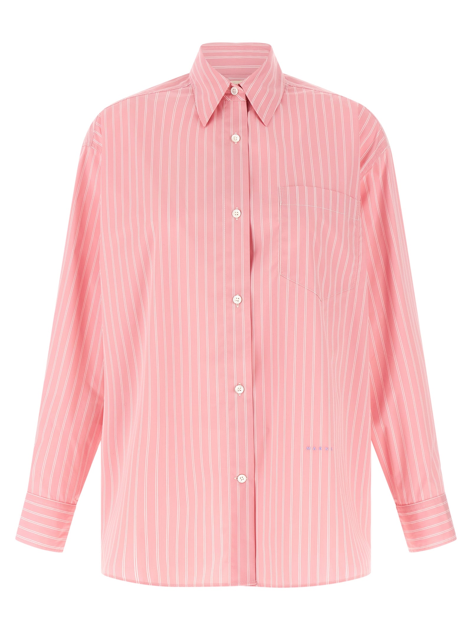 Marni Mehrfarbige Baumwollbluse
