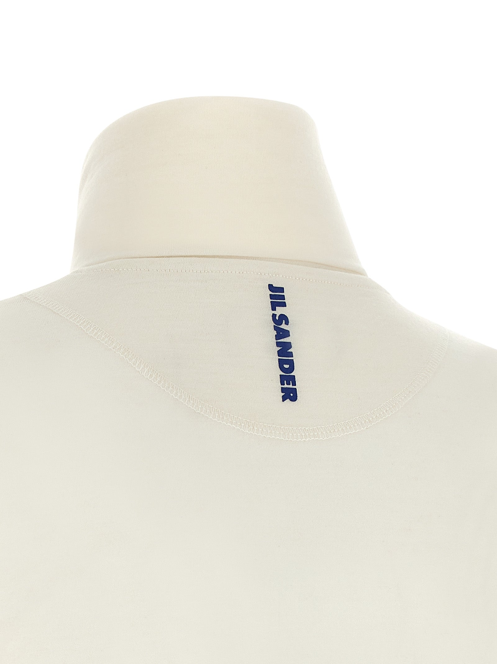 Jil Sander Weiße Strickjacke aus Polyester