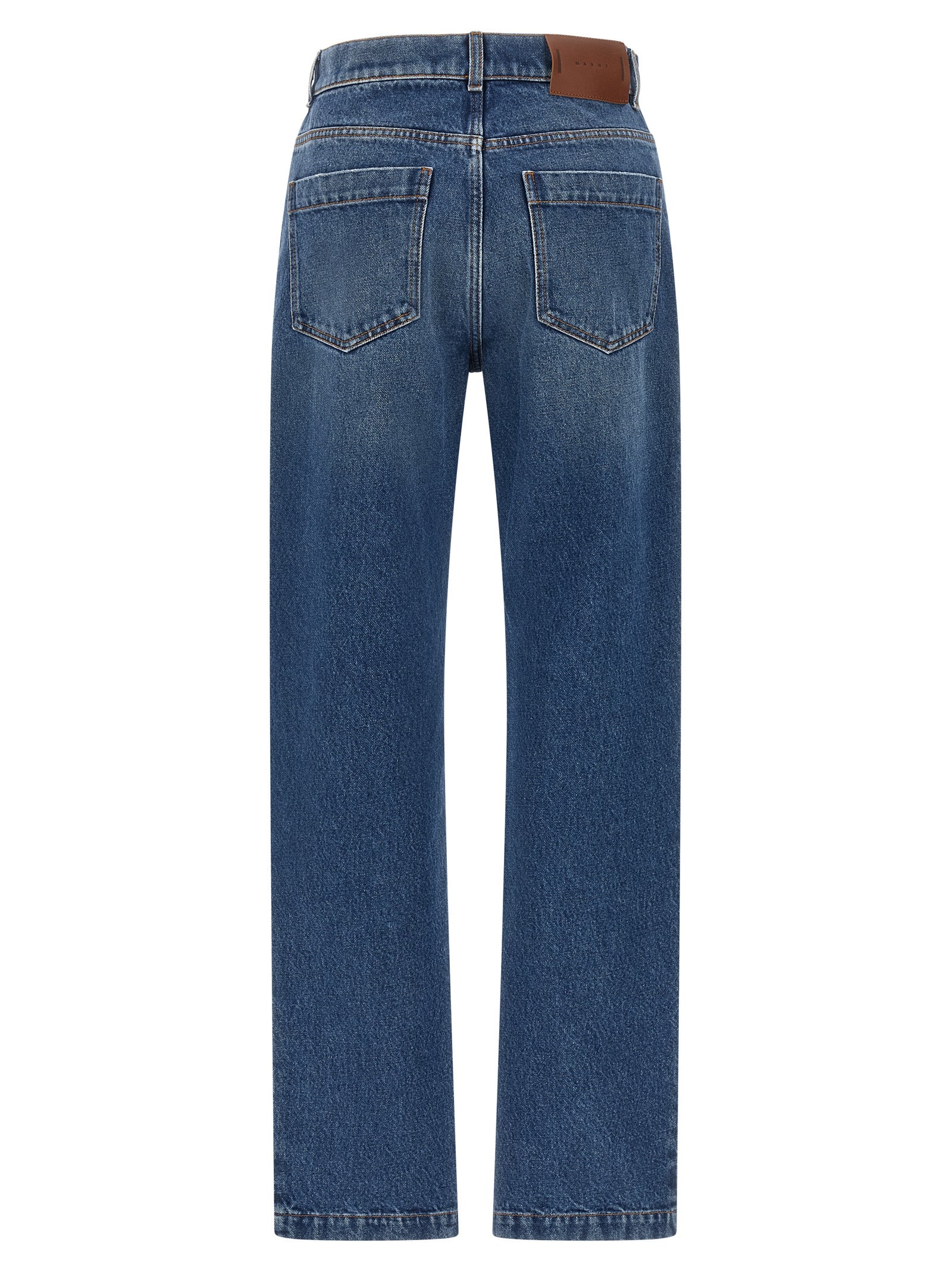Marni Blaue Jeans aus Baumwolle im geraden Schnitt