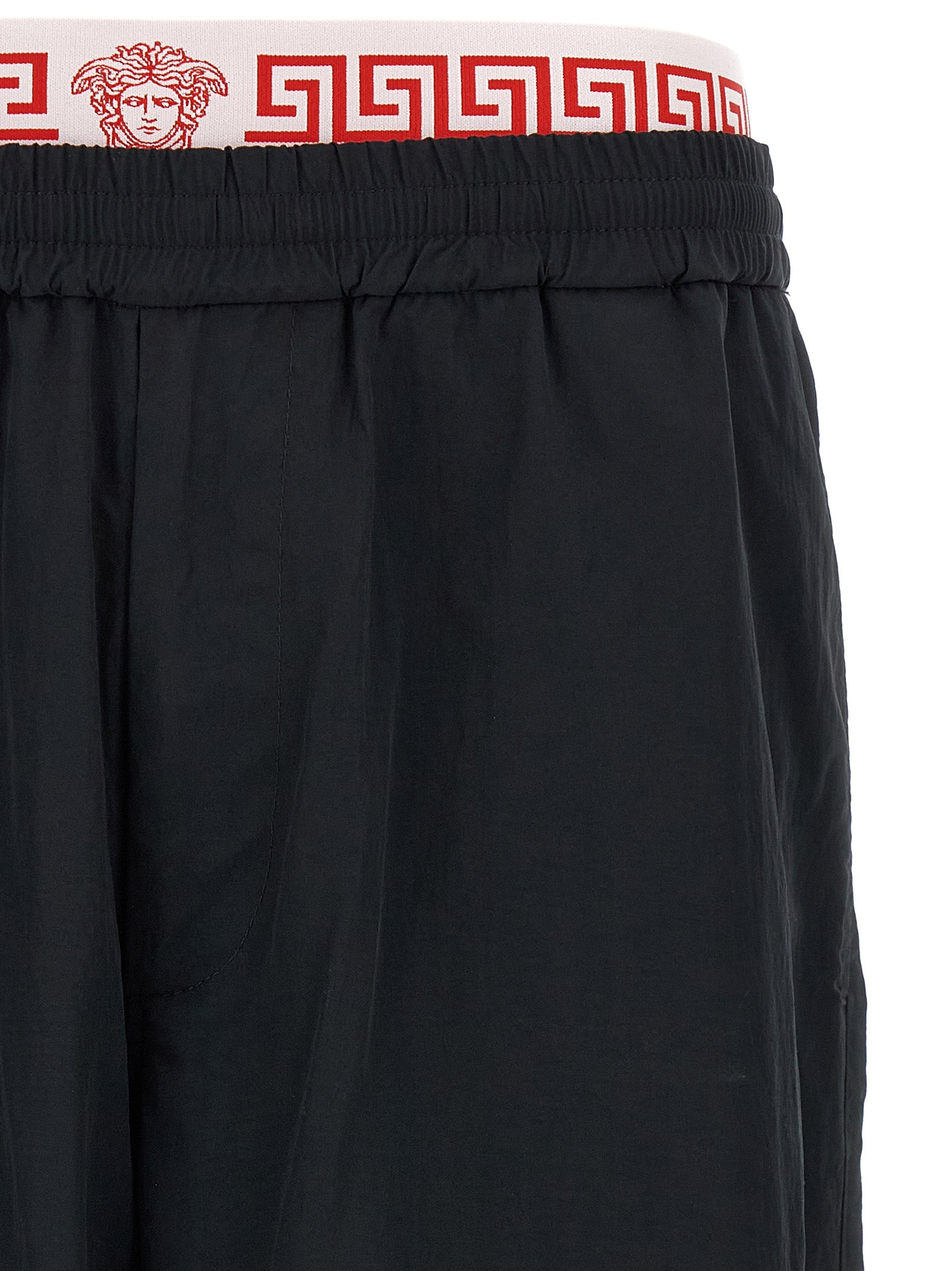 Versace Schwarze Polyamid-Jogginghose (Trainingshose)