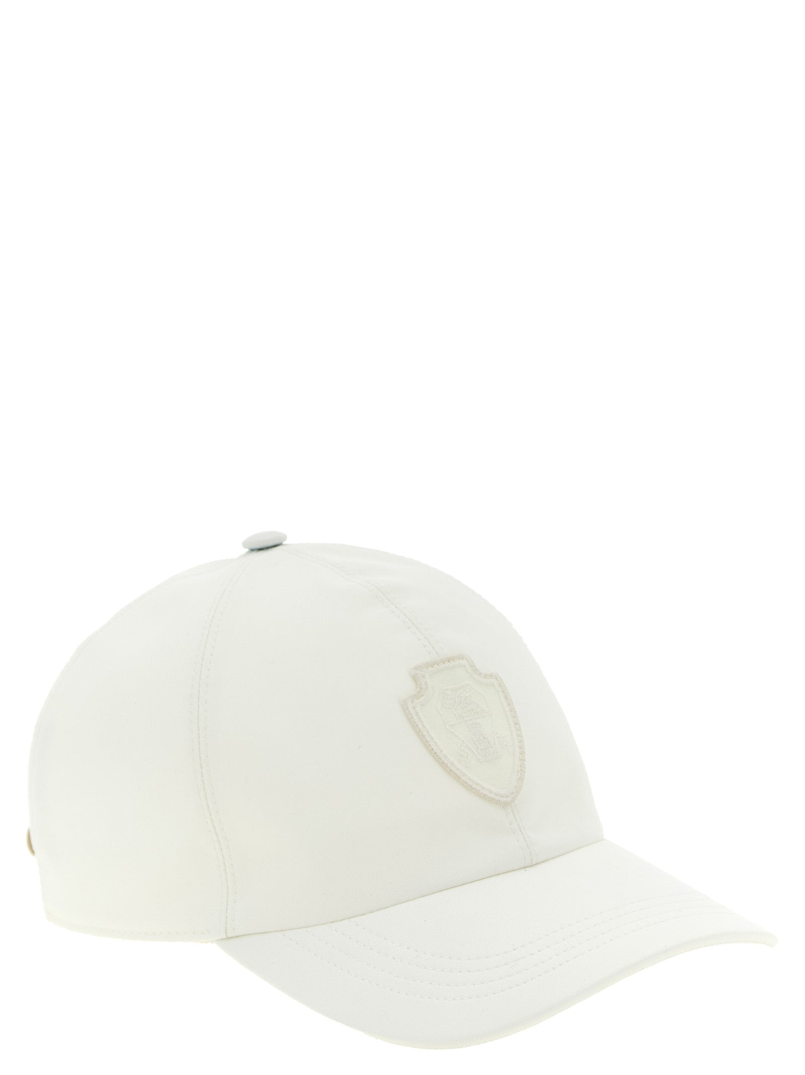 Brunello Cucinelli Weiße Polyester-Kappe (Baseball Cap)