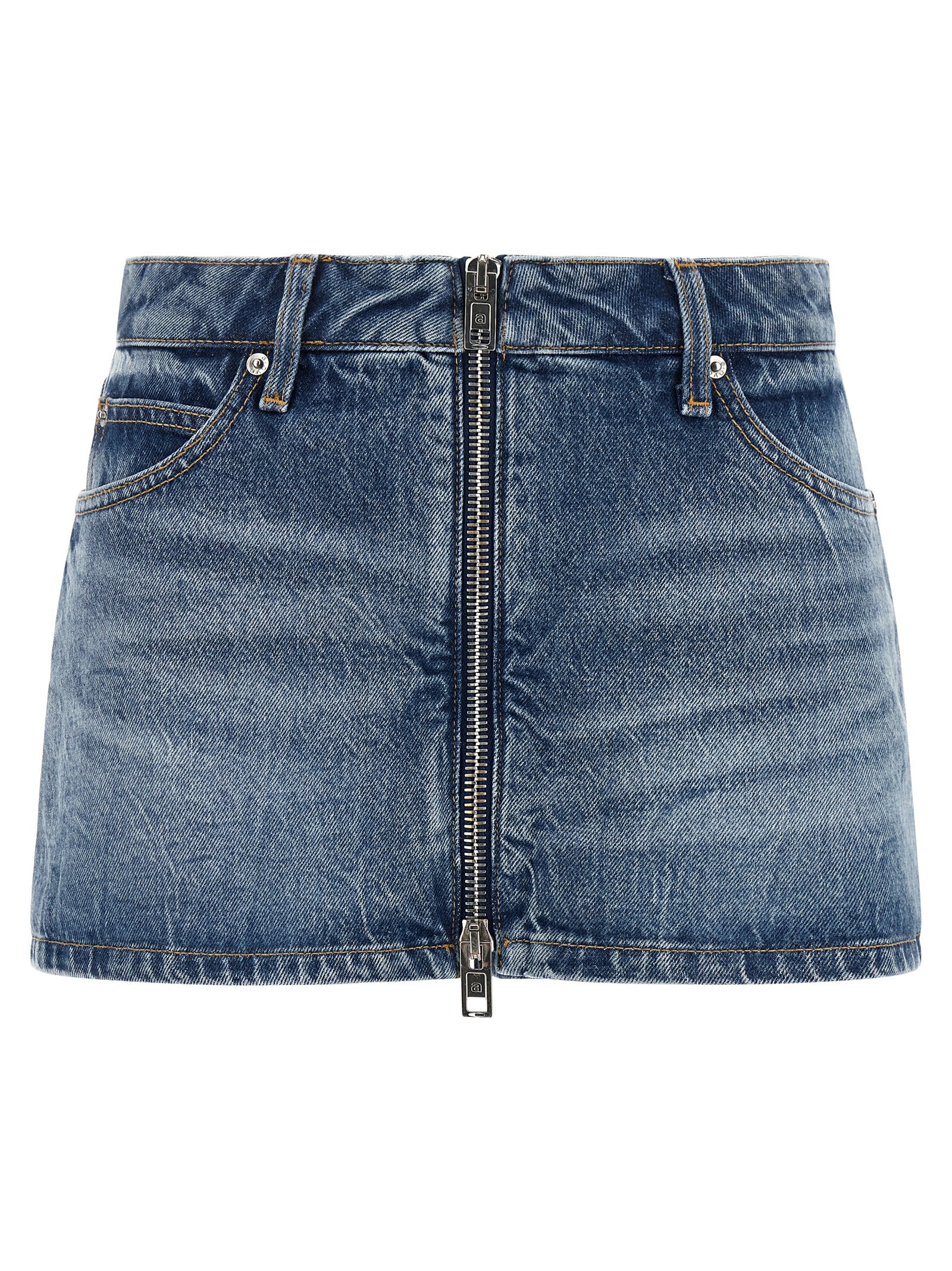 Alexander Wang Blaue Baumwoll-Bermudashorts