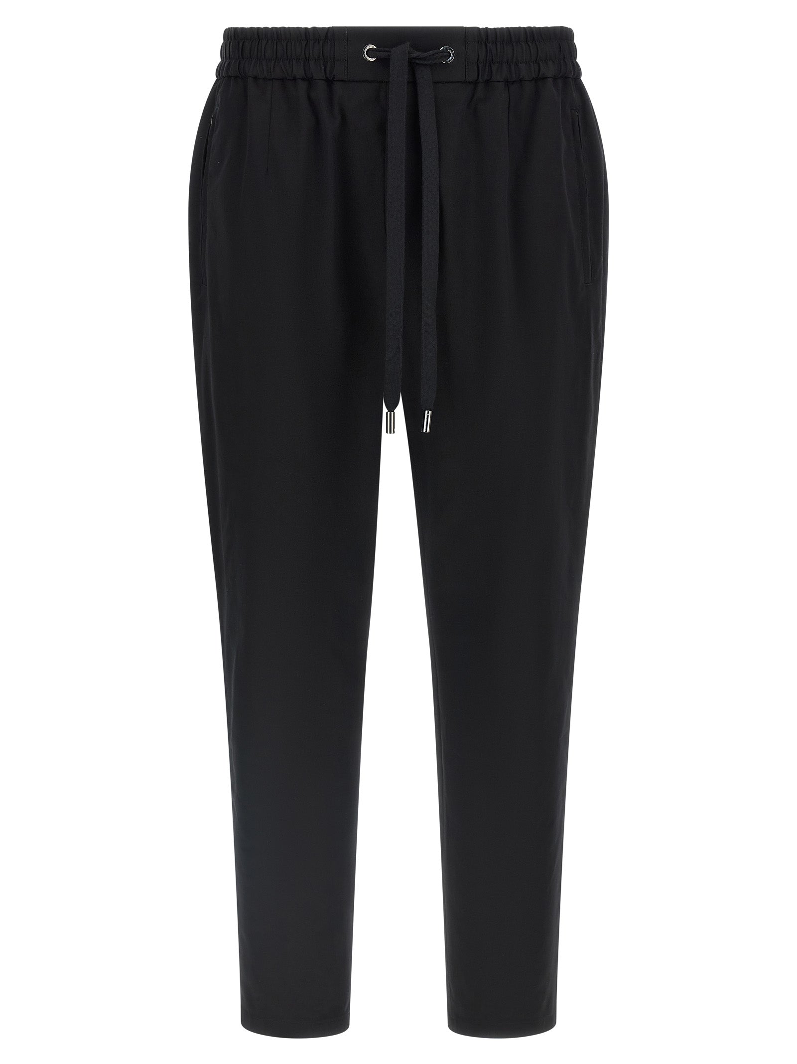 Dolce & Gabbana Schwarze Baumwoll-Freizeithose