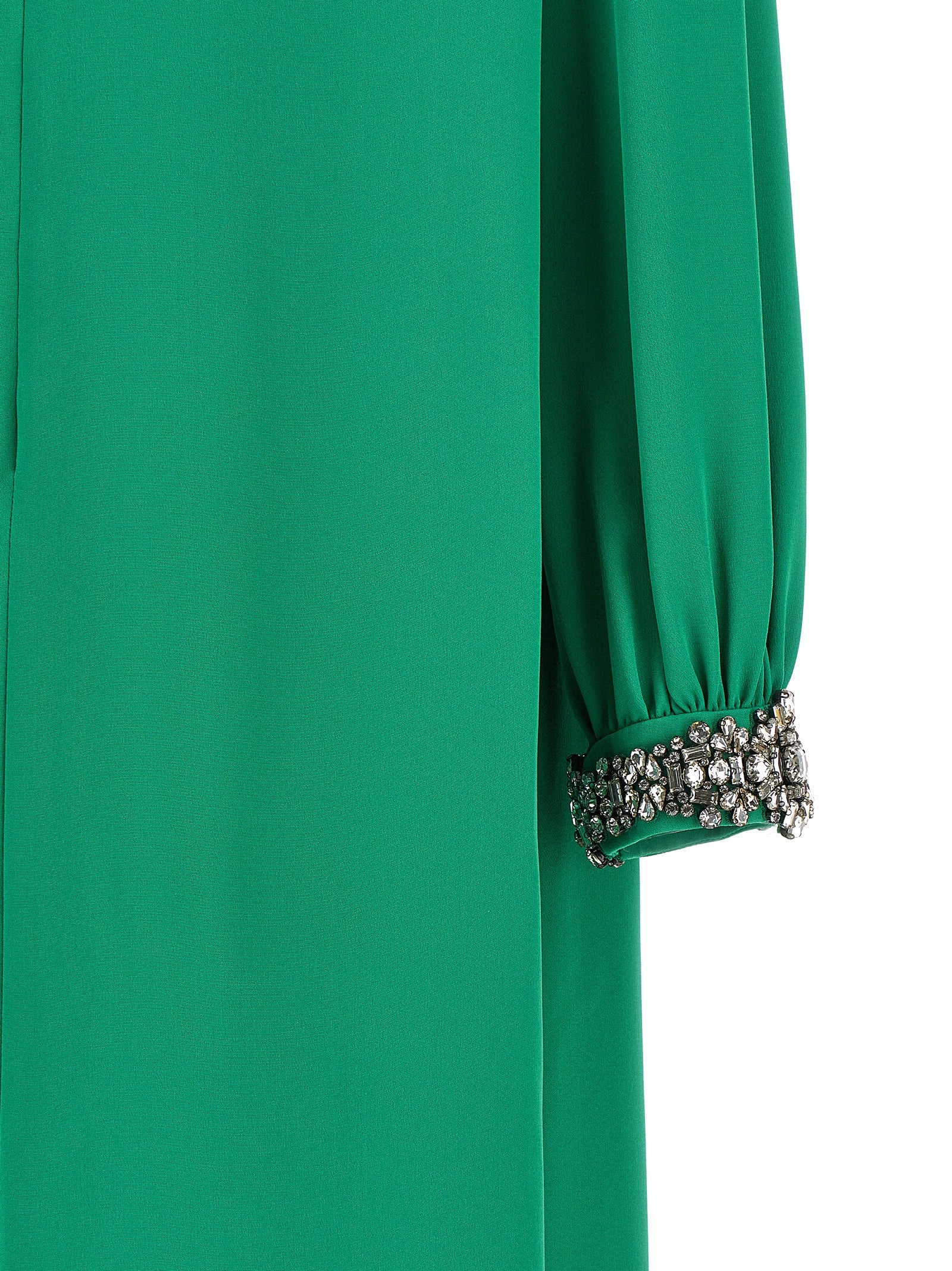Valentino Garavani Zweifarbige Seiden-Maxikleid