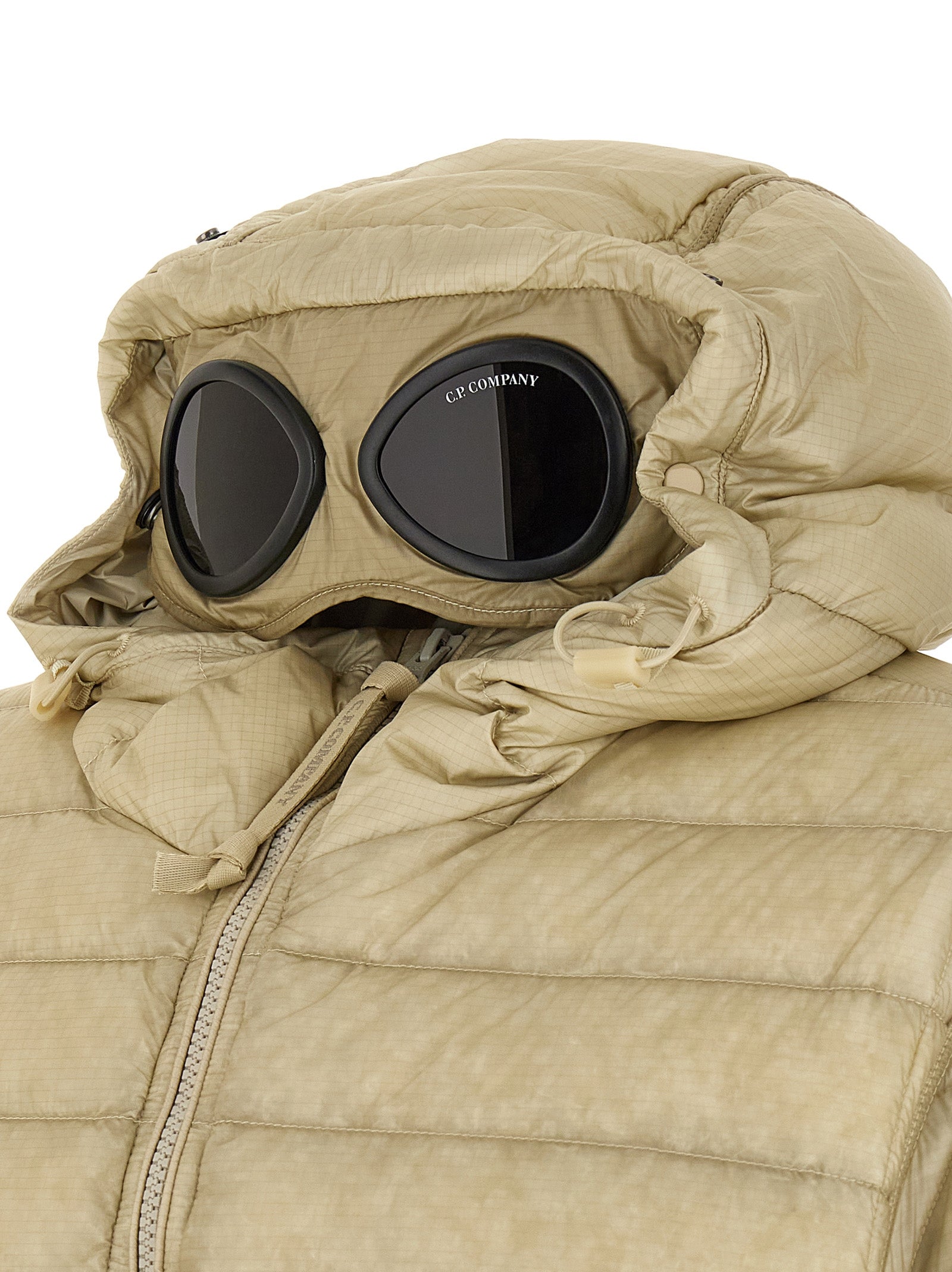 C.P. Company Beige Polyamid Steppjacke