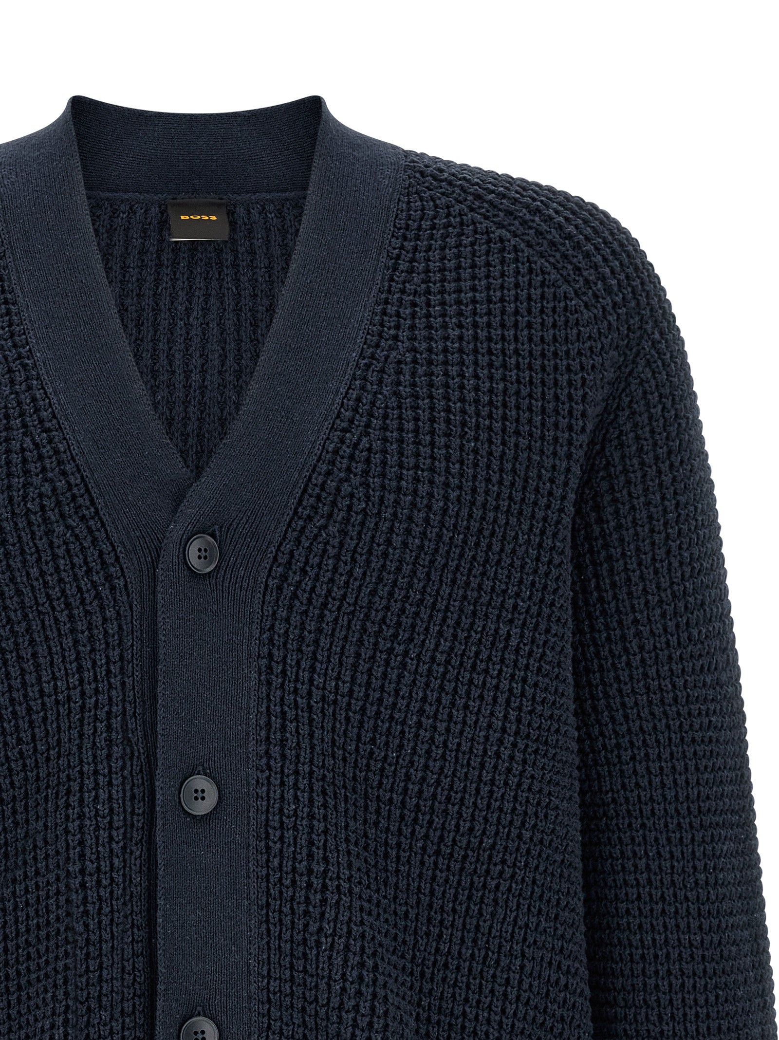 Hugo Boss Blauer Baumwollcardigan