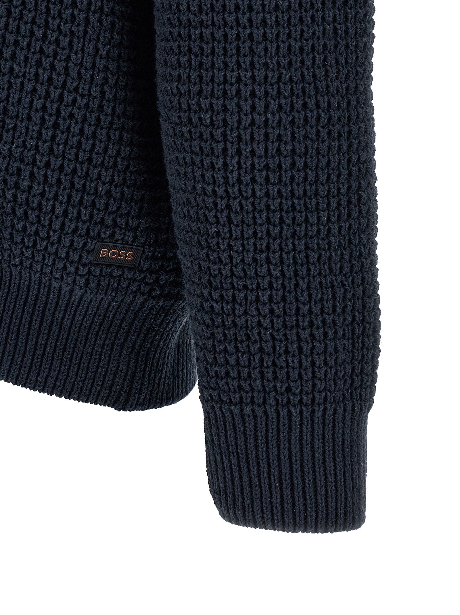 Hugo Boss Blauer Baumwollcardigan