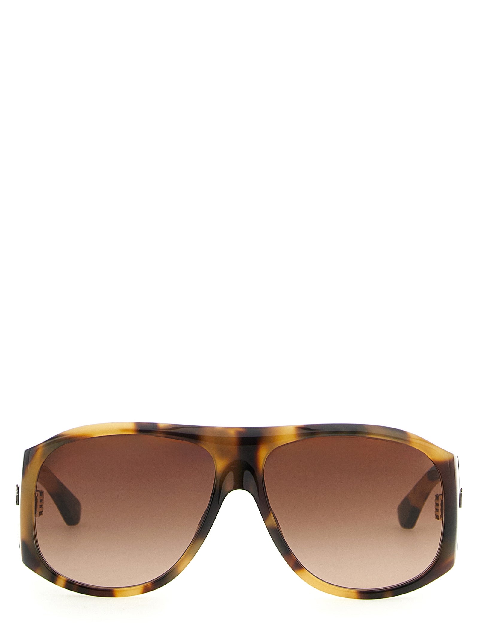 Chloé Braune Sonnenbrille aus Acetat