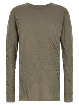 Rick Owens Graues Baumwoll-T-Shirt