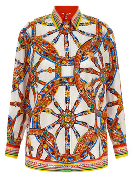 Dolce & Gabbana Mehrfarbige Baumwollbluse
