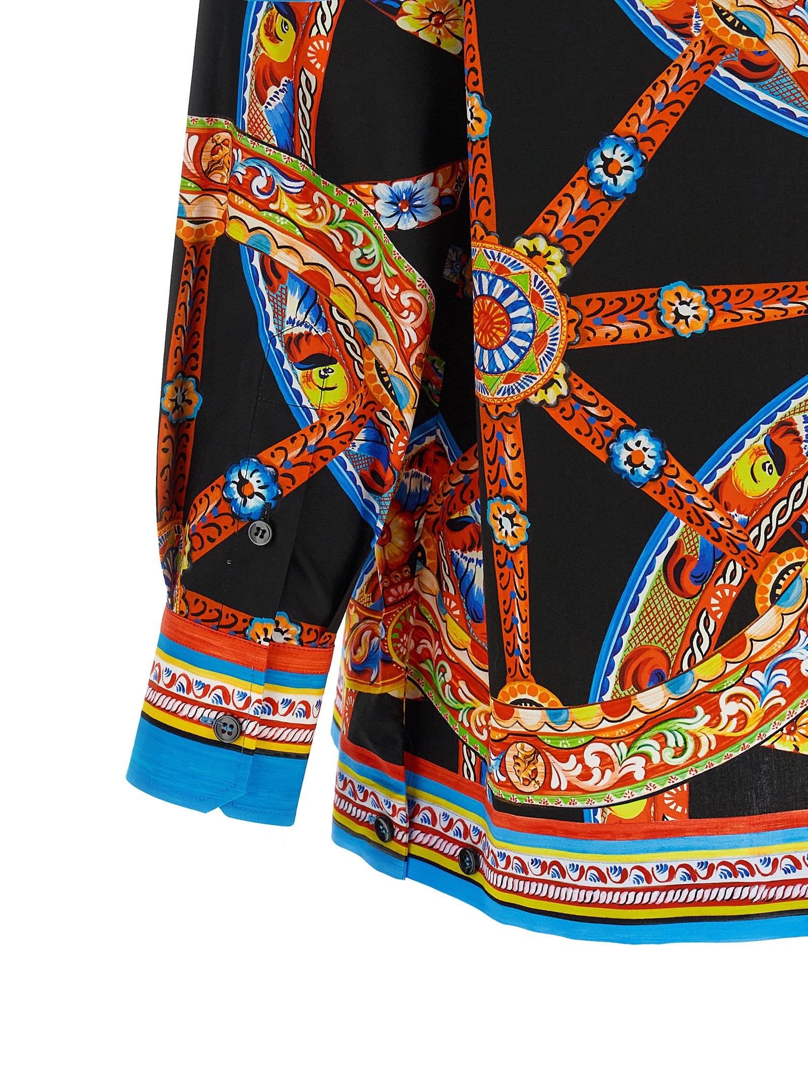 Dolce & Gabbana Mehrfarbige Baumwollbluse
