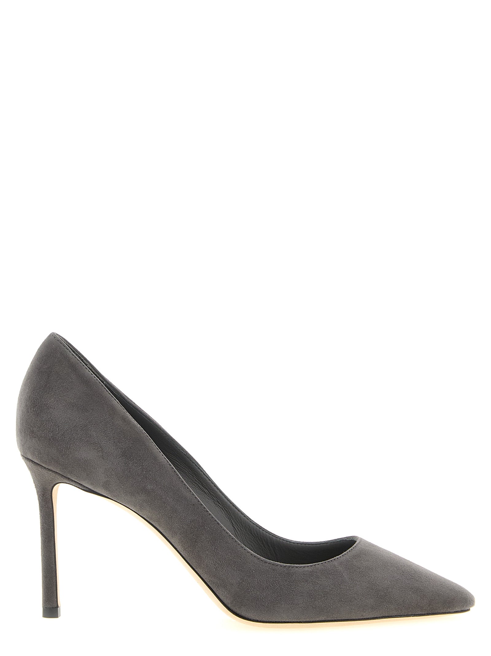 Jimmy Choo Graue Lederpumps