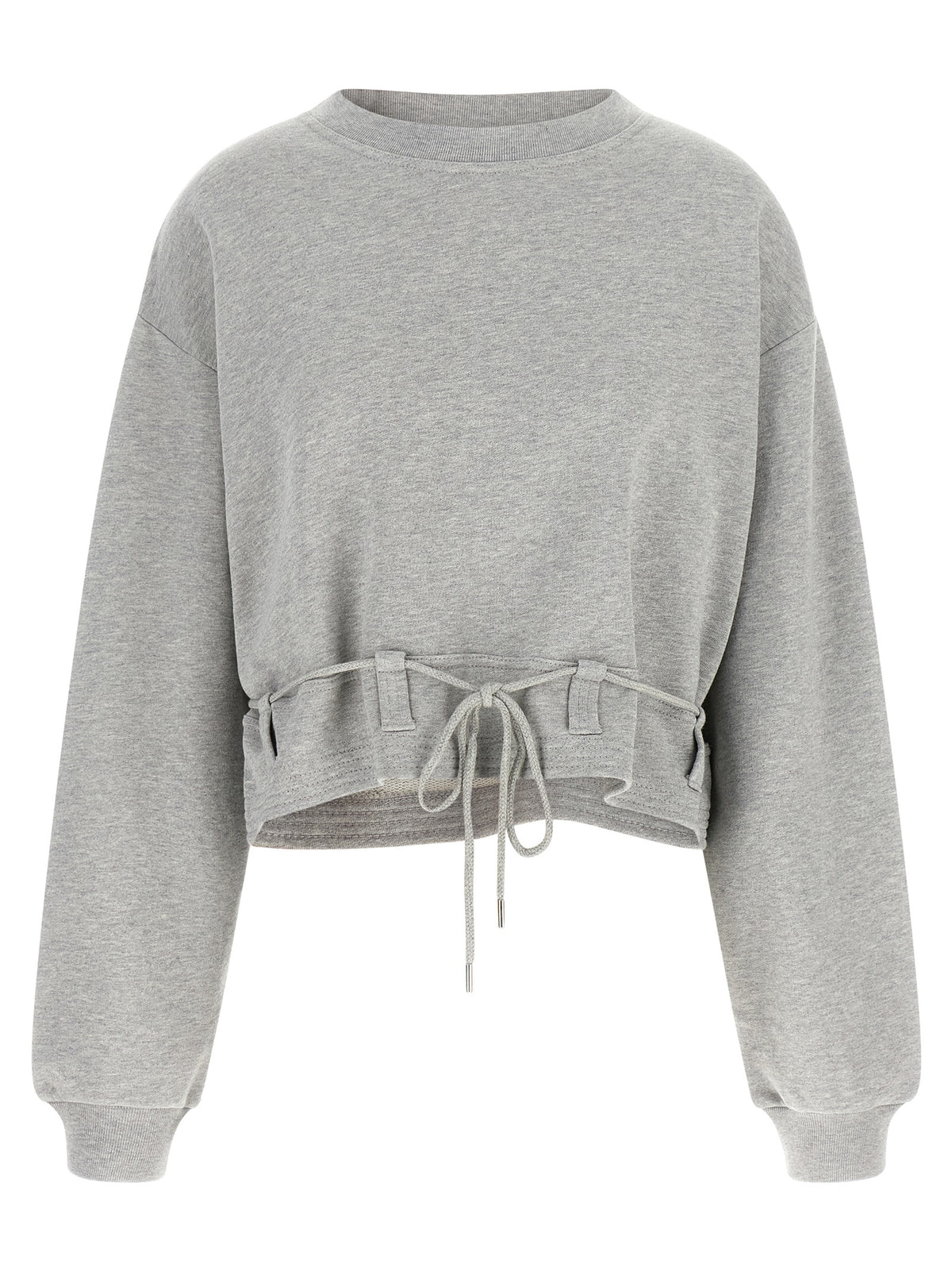 Dries Van Noten Grauer Baumwollpullover