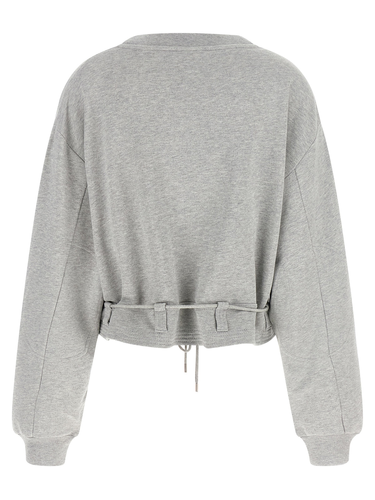 Dries Van Noten Grauer Baumwollpullover