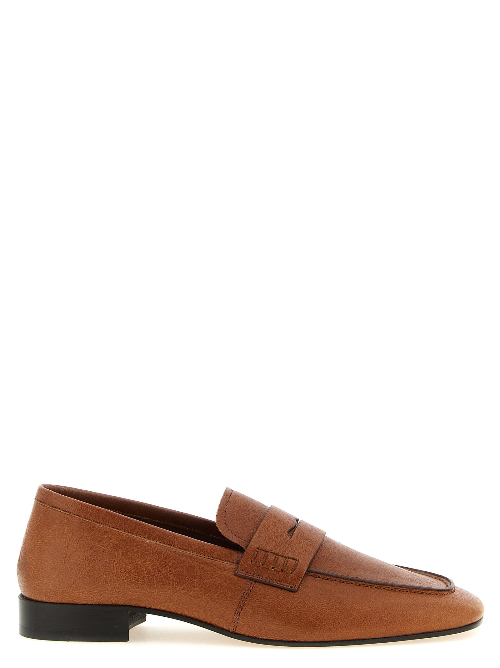Dries Van Noten Braune Lammleder-Loafer zum Hineinschlüpfen