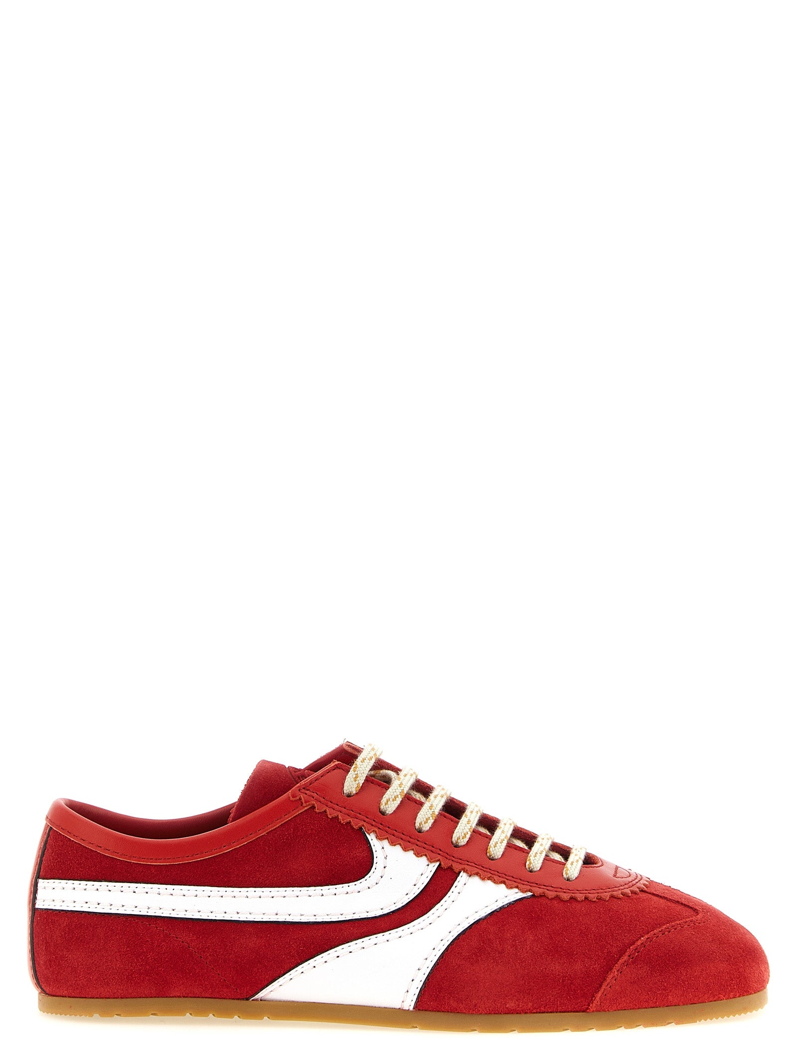 Dries Van Noten Bunte Sneaker aus Kalbsleder