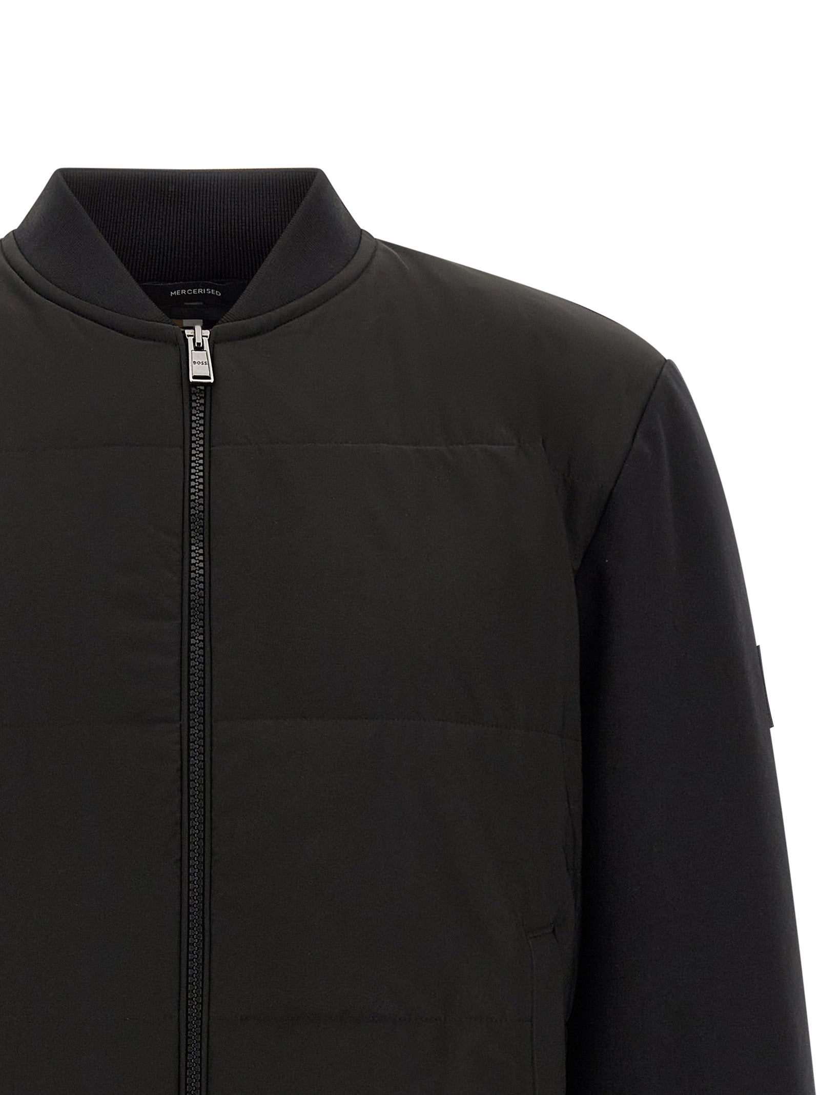 Hugo Boss Schwarzer Baumwoll-Sweatshirt