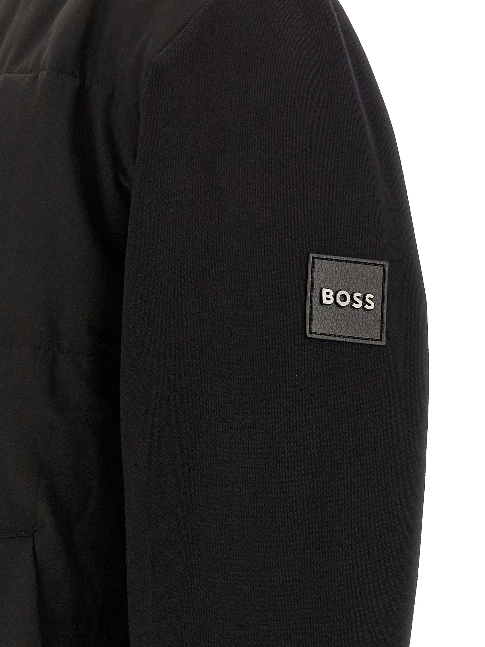 Hugo Boss Schwarzer Baumwoll-Sweatshirt