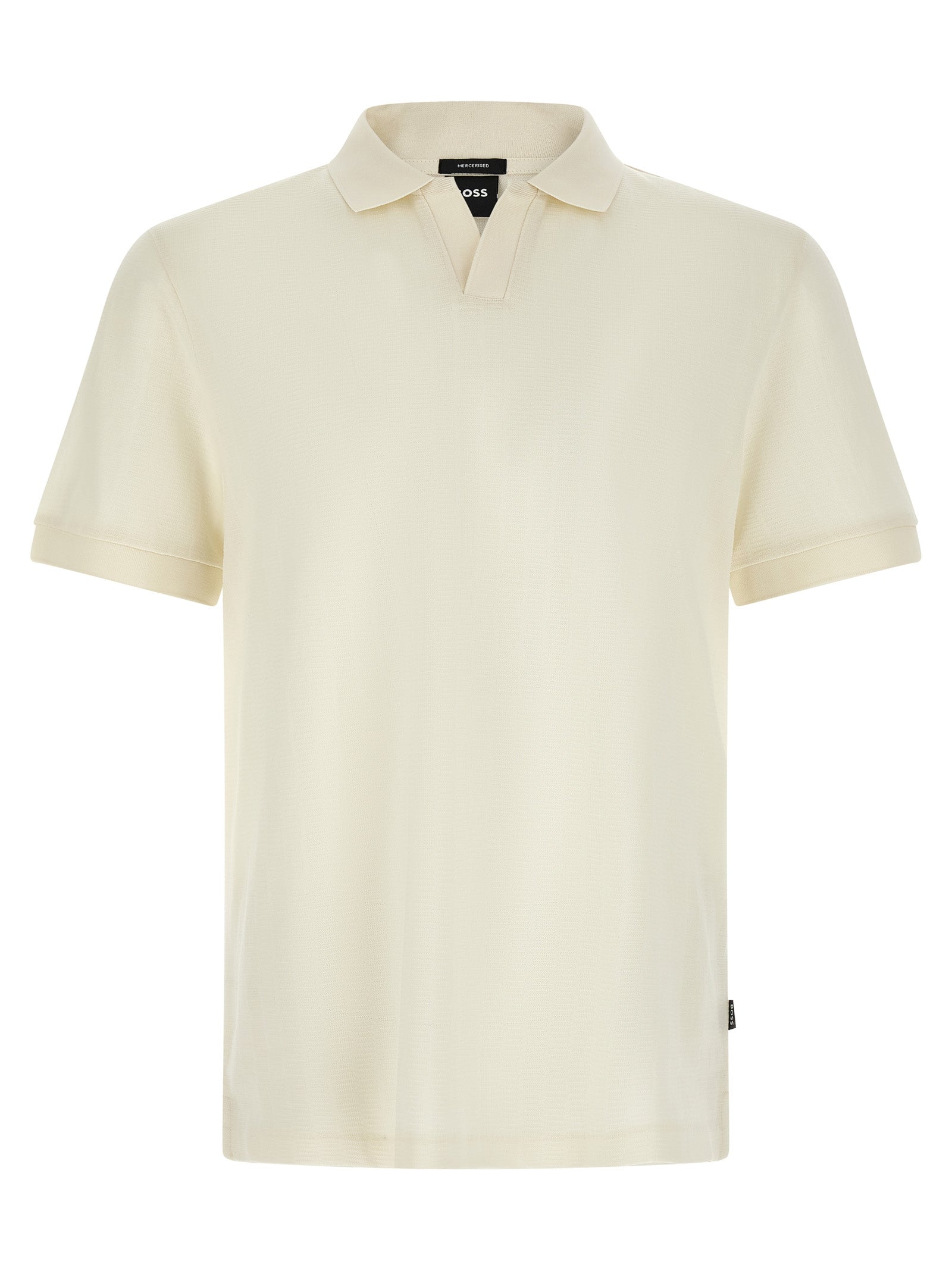 Hugo Boss Weißes Poloshirt aus Baumwolle