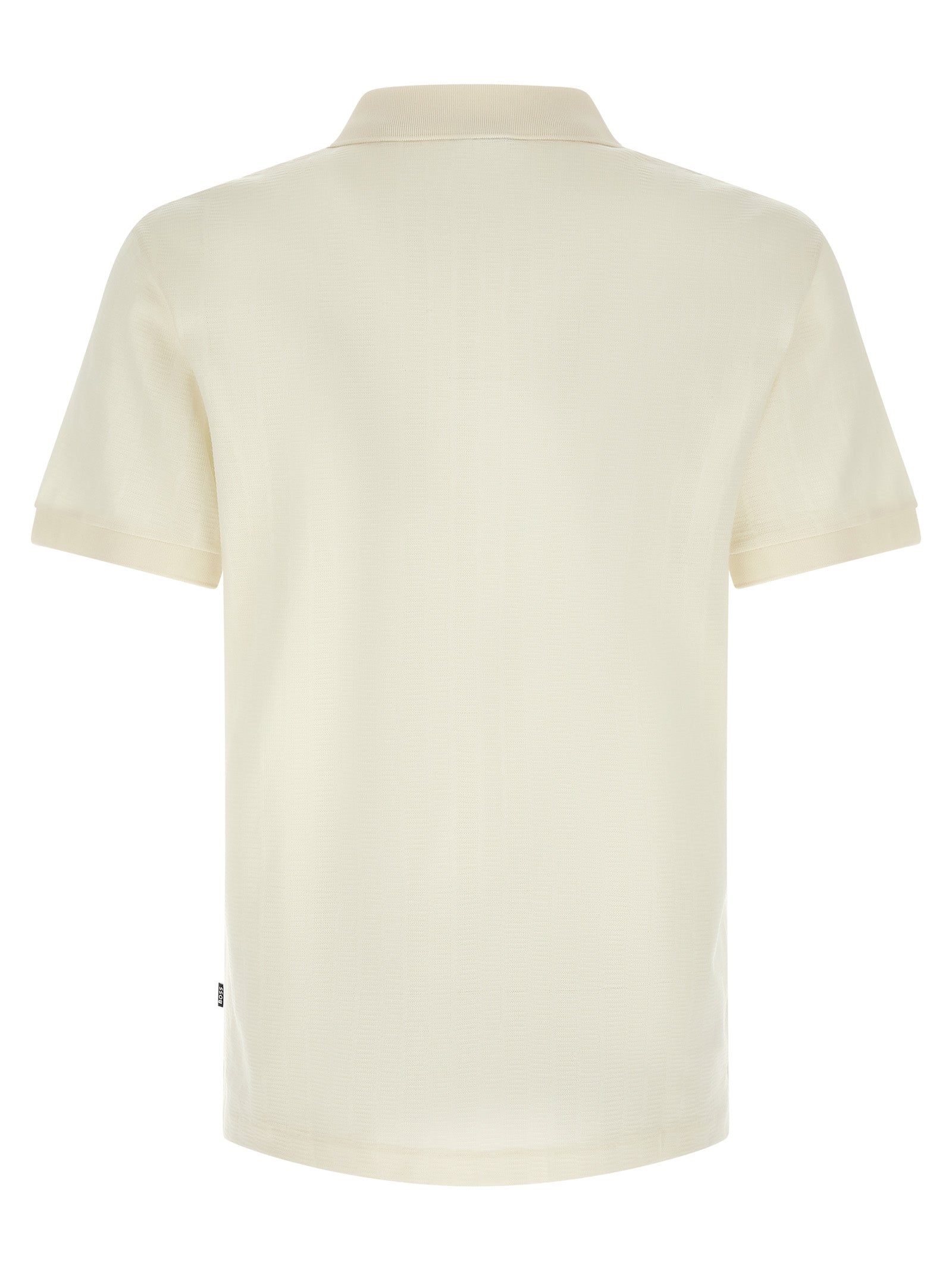 Hugo Boss Weißes Poloshirt aus Baumwolle