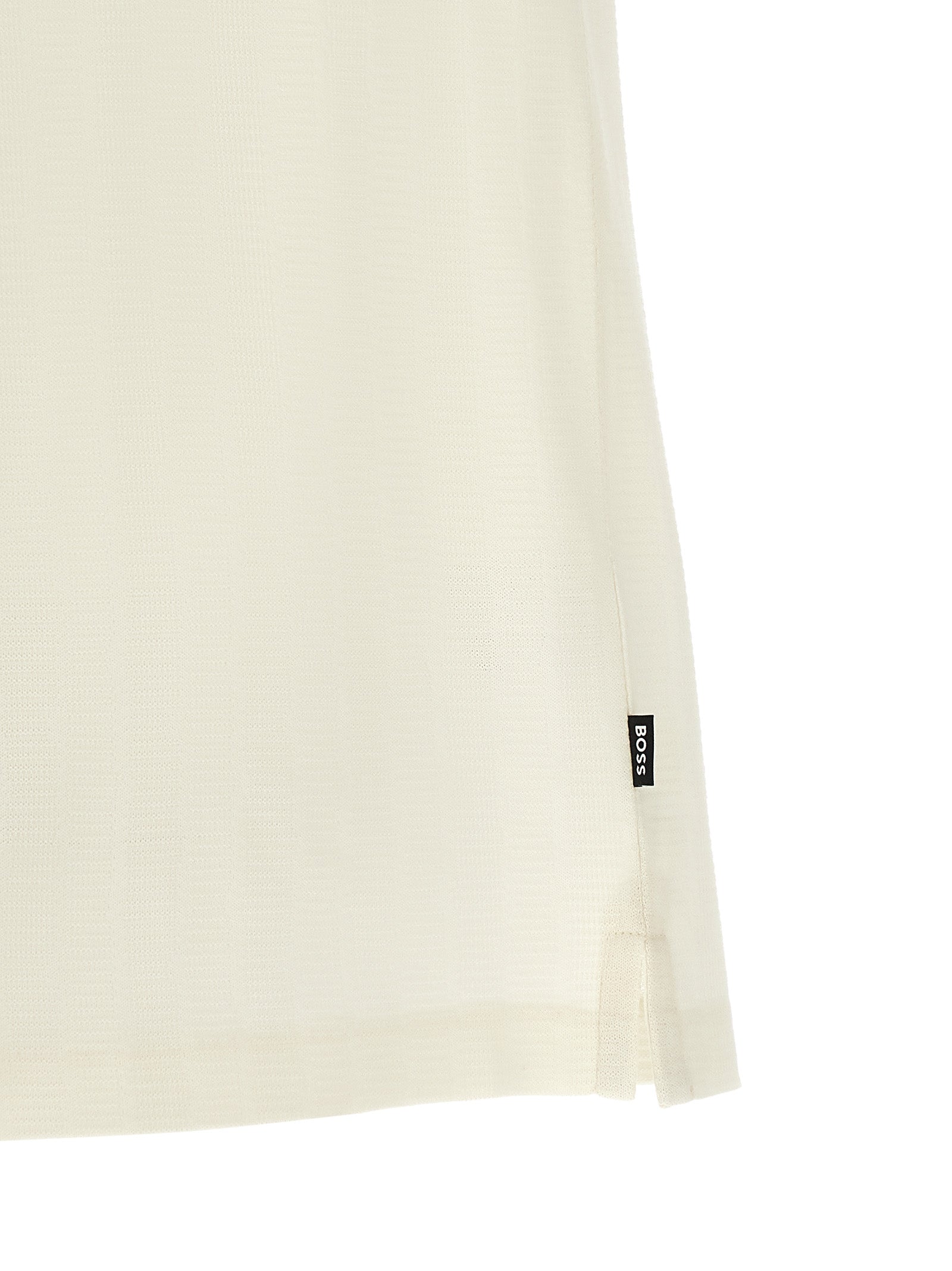 Hugo Boss Weißes Poloshirt aus Baumwolle