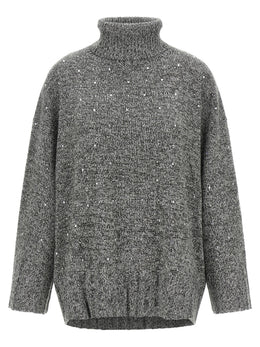 PINKO Grauer Cardigan aus Polyester