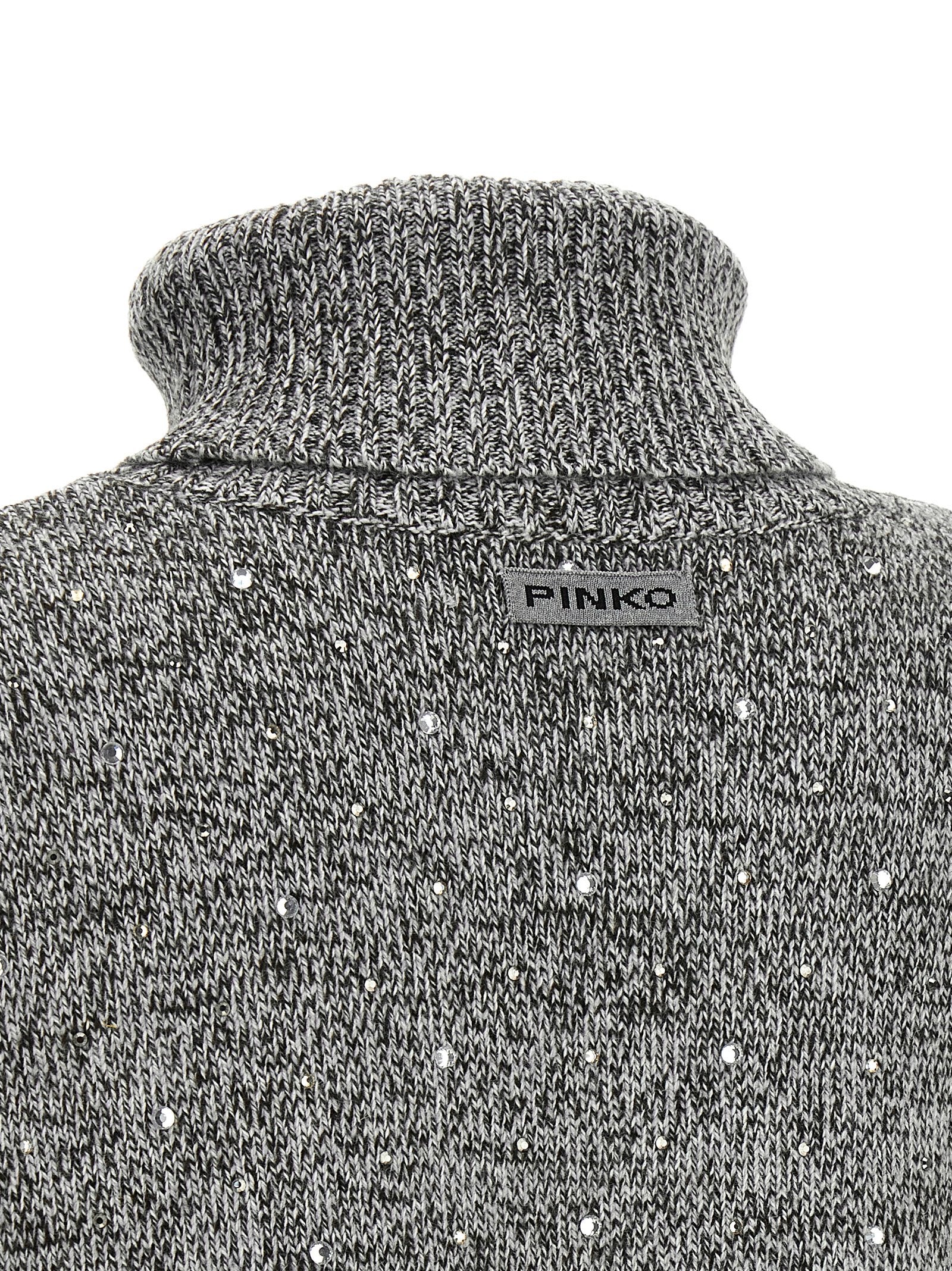 PINKO Grauer Cardigan aus Polyester
