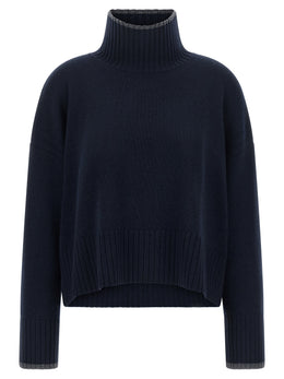PINKO Blauer Wollcardigan