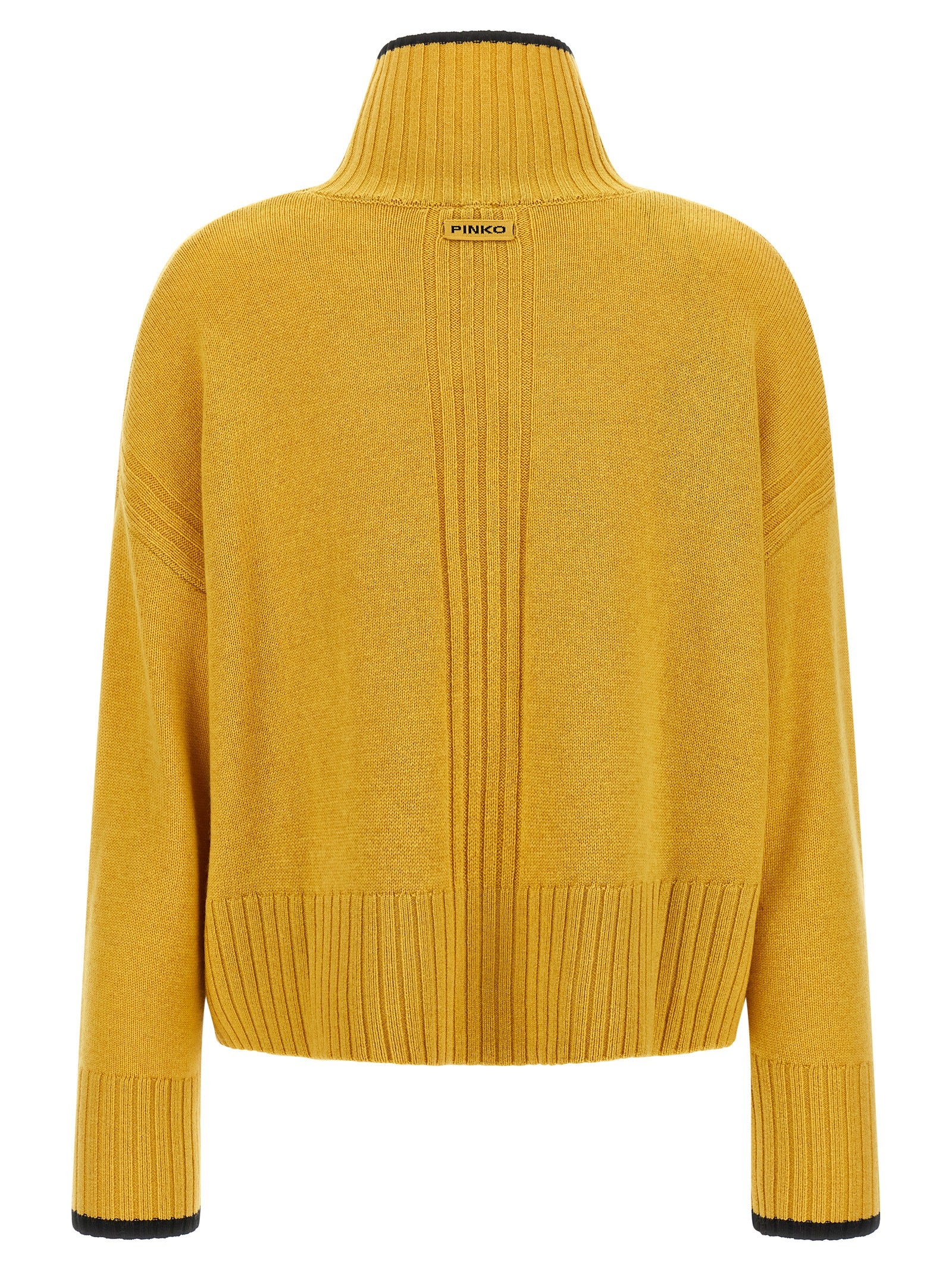 PINKO Zweifarbige Wollstrickjacke