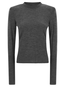 PINKO Grauer Wollcardigan