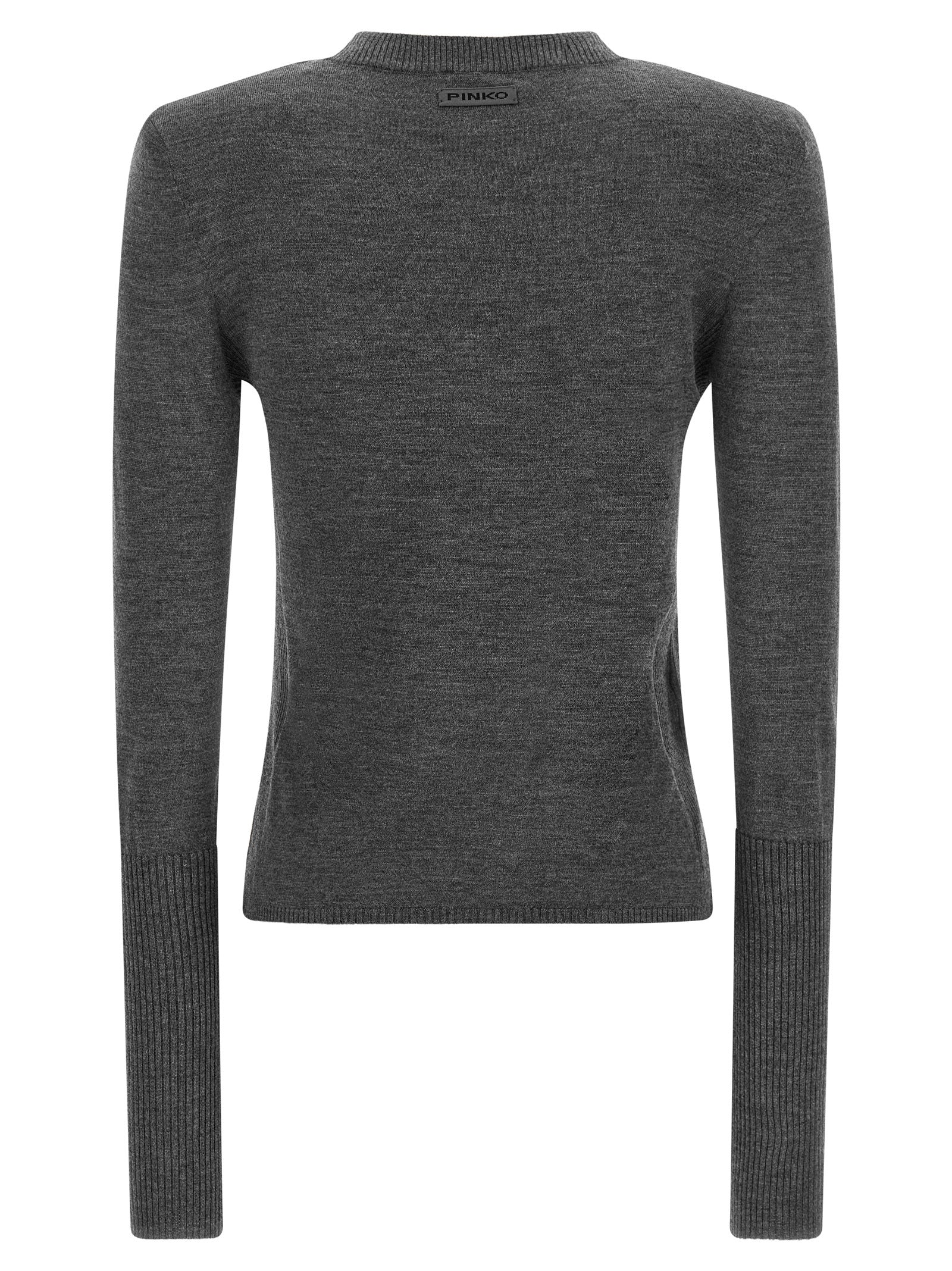 PINKO Grauer Wollcardigan