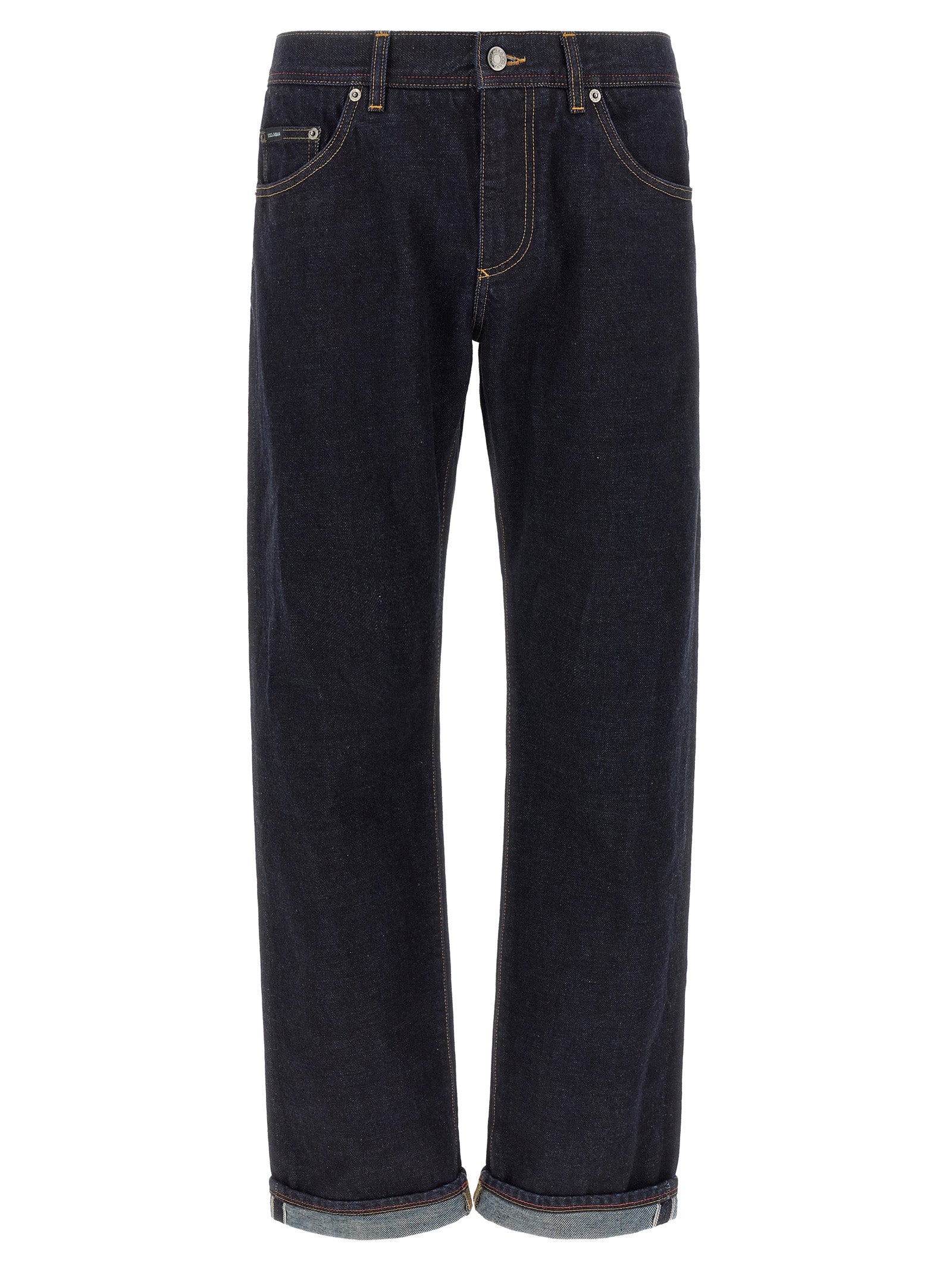 Dolce & Gabbana Blaue Baumwolljeans Denim