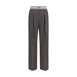 Versace Graue Hose aus Wolle Oves Aries