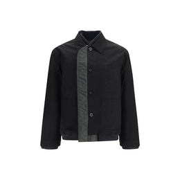 Sacai Schwarzer Nylon-Bomber