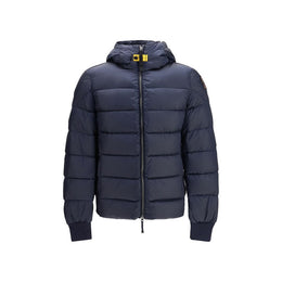 Parajumpers Blaue Daunenjacke in voller Länge