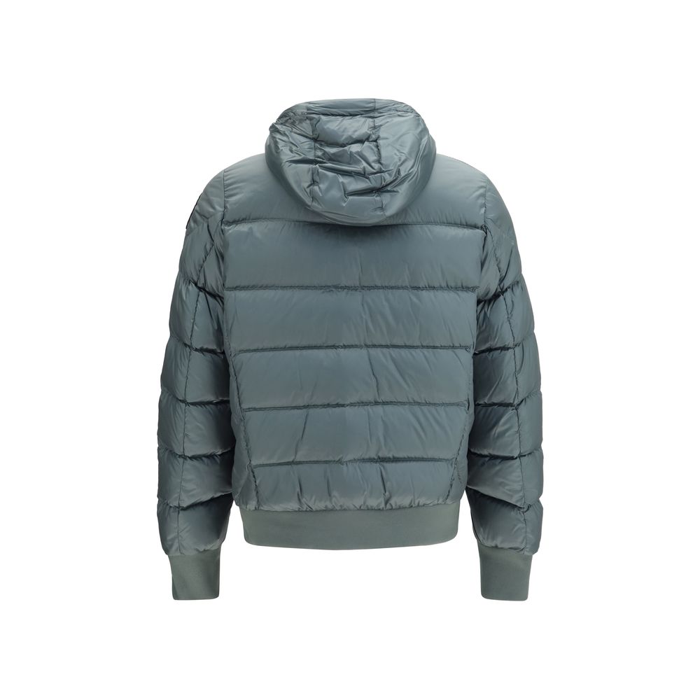 Parajumpers Zweifarbige Daunenjacke in voller Länge