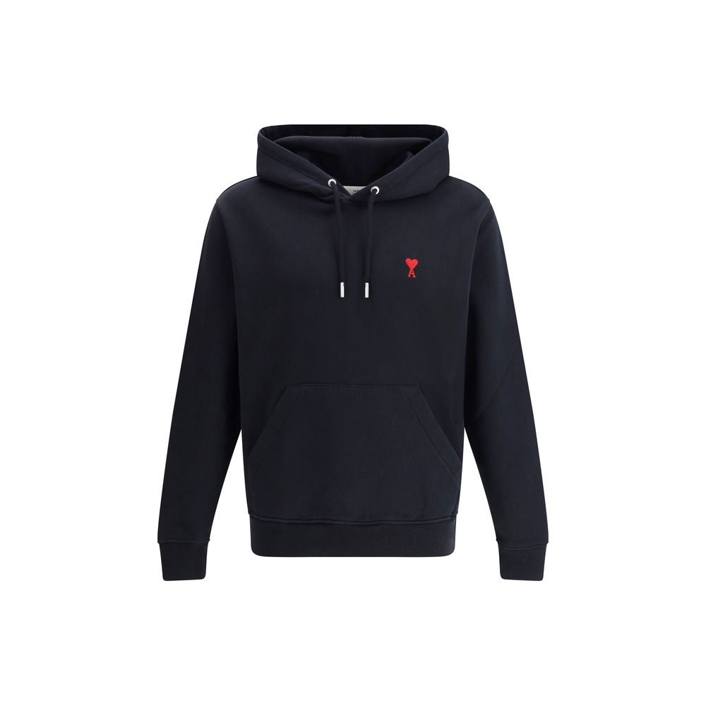 Ami Paris Schwarzer Baumwoll-Sweatshirt