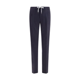 PT Torino Blaue Hose aus Wolle Oves Aries