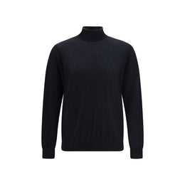 Giorgio Armani Schwarzer Kaschmirpullover