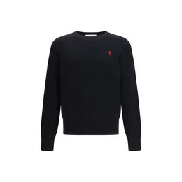 Ami Paris Schwarzer Baumwoll-Sweatshirt