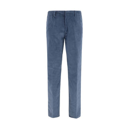 Etro Blaue Baumwoll-Freizeithose