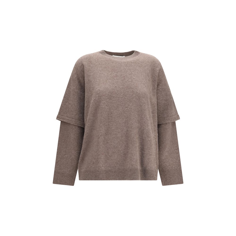 Darkpark Brauner Wollpullover Oves Aries