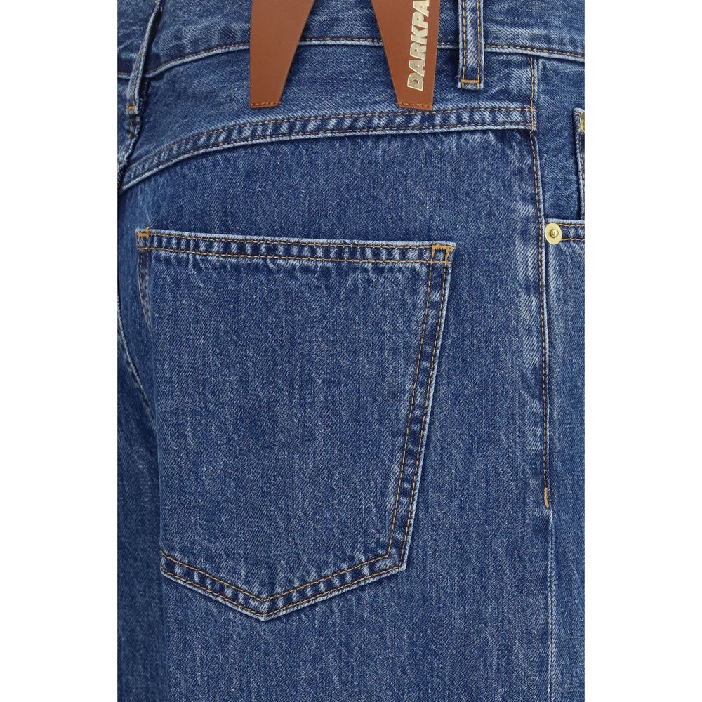 Darkpark Blaue Baumwolljeans im Relaxed Fit