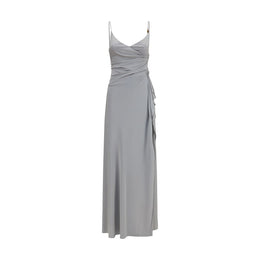 Versace Graues Viskose-Freizeitkleid